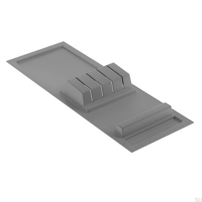 Portacuchillas Basic Gris oscuro 148x410mm