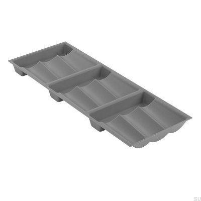 Inserto de especias básico Gris oscuro 155x417mm