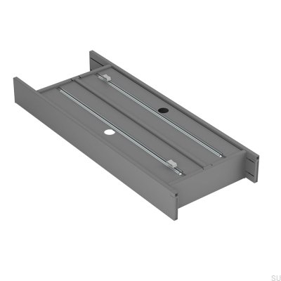 Inserto para cajón laminado Flex Basic II Aluminio Gris oscuro 200/550mm