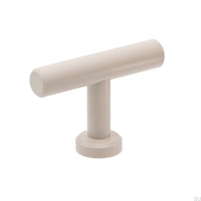 Pomo para mueble T-Bar Viva Acero Gris