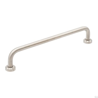Tirador para mueble alargado Viva 160, acero inoxidable