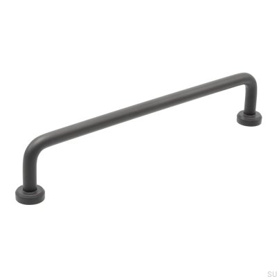 Tirador para mueble longitudinal Viva 160, acero grafito