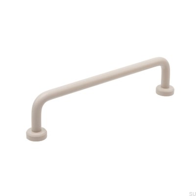 Tirador para mueble rectangular Viva 128 gris acero
