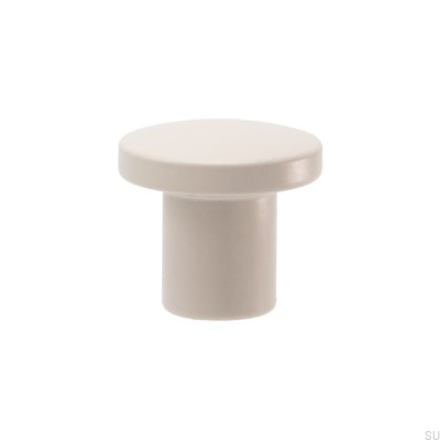 Pomo para mueble Skye 25, acero gris claro