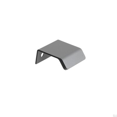 Tirador para mueble Edge Side 40 Aluminio Grafito