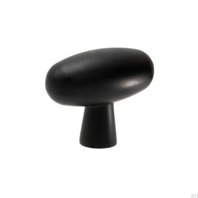 Pomo para mueble T-Bar Oliver, negro mate