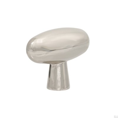 Pomo para mueble T-Bar Oliver, plateado, niquelado