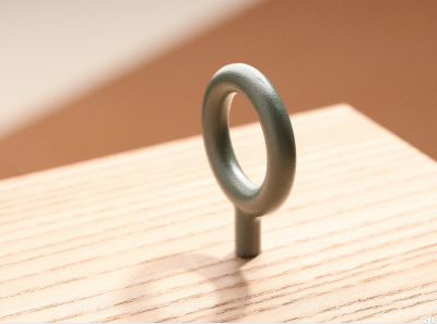 Pomo para mueble Key 32 Metal Verde Fresno