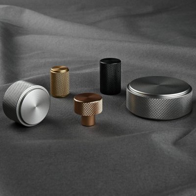 Pomo para mueble Rimini 30 Metal Negro Mate