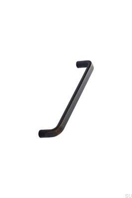 Tirador alargado para muebles de bronce antiguo de metal con base 160