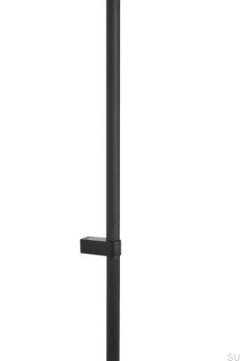 Tirador para muebles Regular 2 L 1280 de acero negro mate