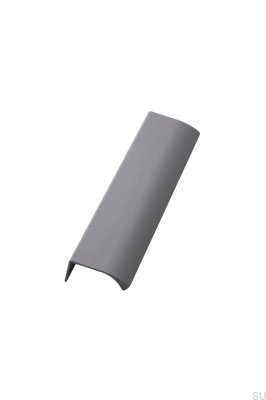 Tirador para muebles de aluminio gris Edge Straight 350