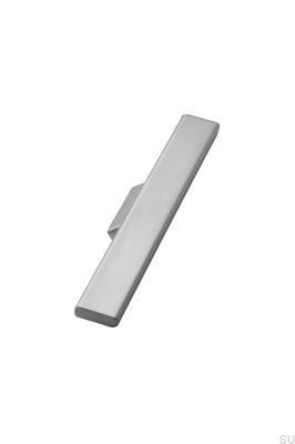 Mango para muebles alargado de metal plateado Hammer 32