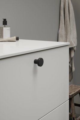 Pomo para mueble Dot 30 Negro Mate