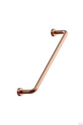 Tirador para mueble longitudinal Lounge 128, cobre cepillado