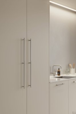 Tirador para mueble longitudinal Villa Long 640 níquel