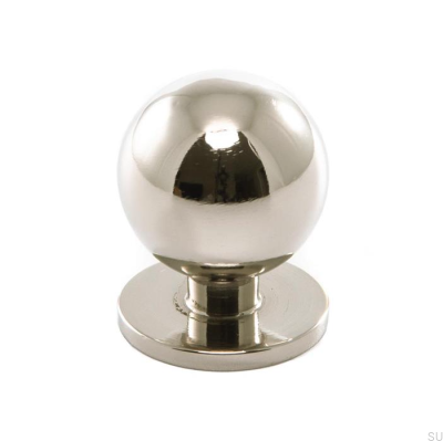 Pomo para mueble 1349 25 Níquel Pulido 