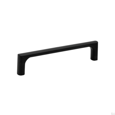 Tirador para mueble alargado Ethel 160, negro mate