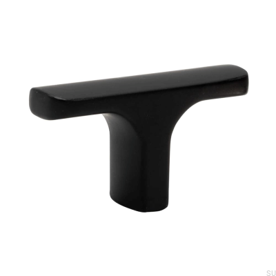 Pomo para mueble T-Bar Ethel, negro mate