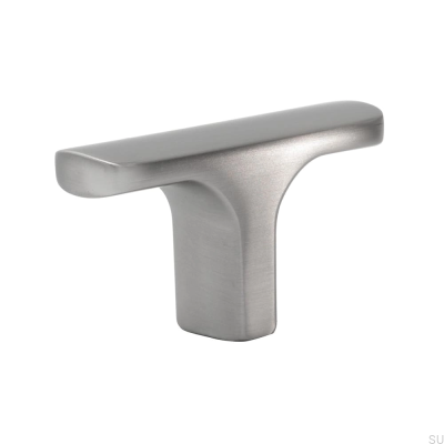 Pomo para mueble T-Bar Ethel Plata Cepillada
