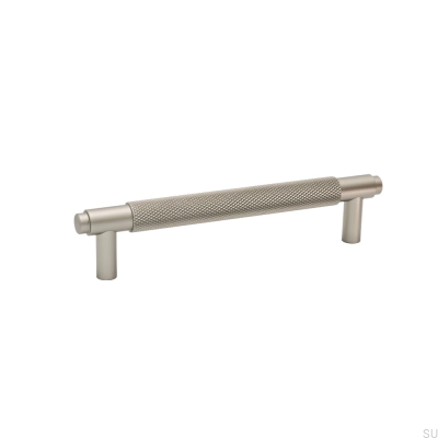 Tirador para mueble alargado Riff 128, plata mate