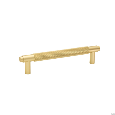 Tirador para mueble alargado Riff 128, oro mate