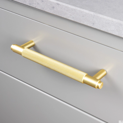 Tirador para mueble alargado Riff 160, oro mate 