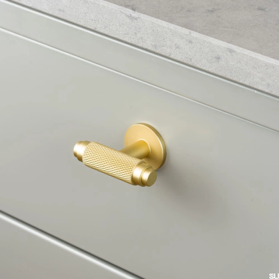 Pomo para mueble T-Bar Riff Oro Mate