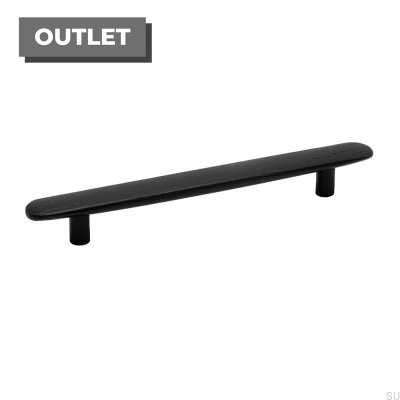 Tirador para mueble alargado Brutus 160 Madera Negro