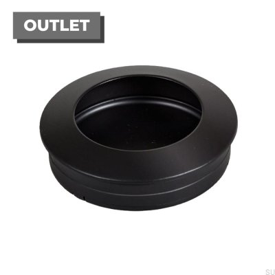 Tirador para mueble empotrable Tap 60 Black metal