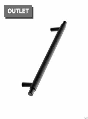 Manor 192 tirador para mueble rectangular Metal negro