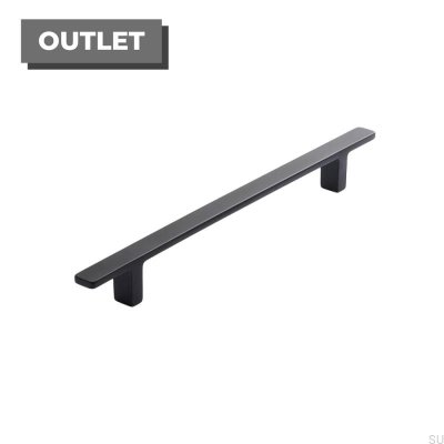 Tirador para mueble largo Transit 160 Metal Black Mat