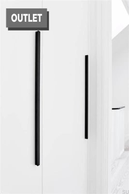 Tirador para mueble alargado Elan 1088, negro mate