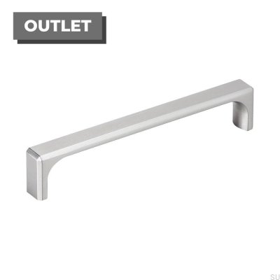 Tirador para mueble Fold 160, plata cepillado