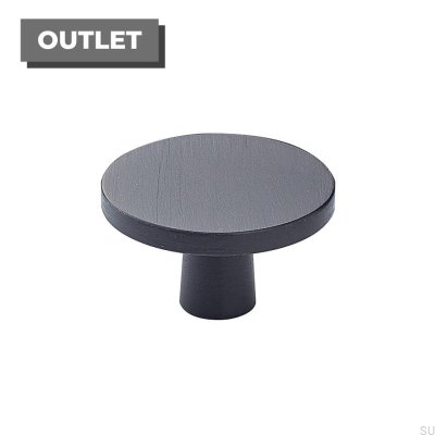 Pomo para mueble Platón Metal Negro