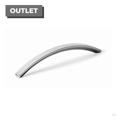 Tirador para mueble longitudinal Arch 192 Cromo pulido