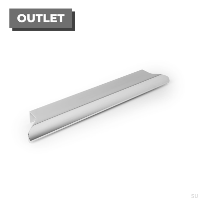Tirador para mueble Ritta 128 borde cromado Pulido