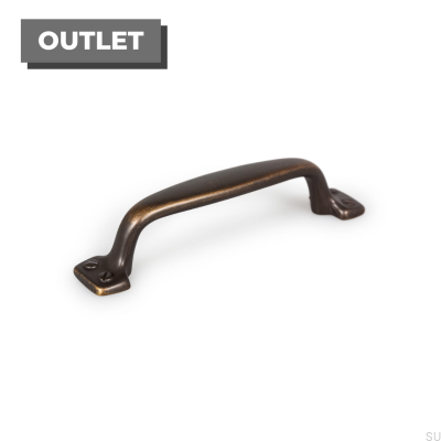 Tirador para mueble alargado Ava 96 Antique gold