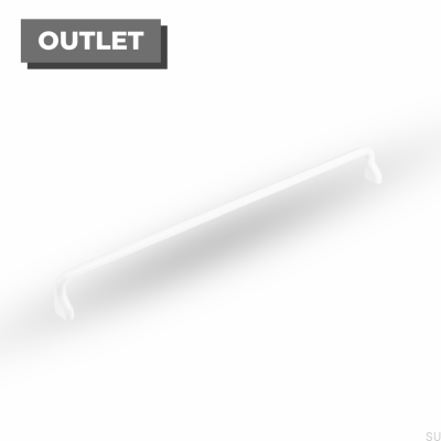 Tirador para mueble longitudinal Soft 192 Blanco Mate