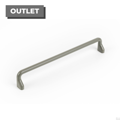 Tirador largo para mueble Soft 192 Gris Mate