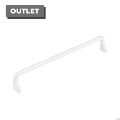 Tirador para mueble longitudinal Soft 320 Blanco Mate