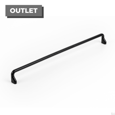 Tirador para mueble longitudinal Soft 320 Negro Mate