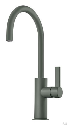 ARM180 Grifo de cocina de latón verde ceniza