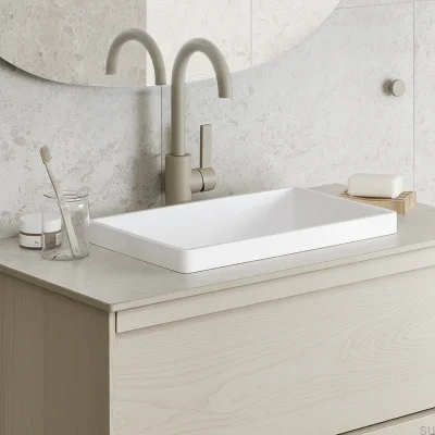 Grifo para lavabo ARM078 Latón Greige