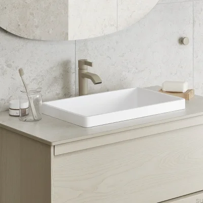 Grifo para lavabo ARM071 Latón Greige