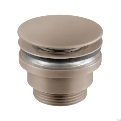 Tapón de lavabo emergente universal 74400 Latón Greige
