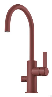 Grifo de cocina con válvula para lavavajillas ARM184 Marrón Rojizo latón