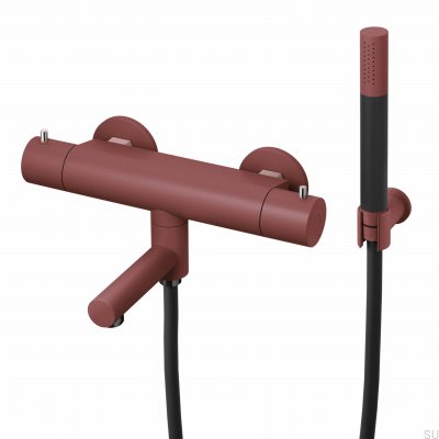  Grifo termostático para baño y ducha EVM026-150 Latón Marrón Rojizo