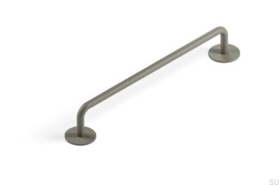 Tirador alargado para muebles Milano 160 Metal Gray