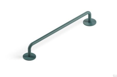 Tirador alargado para muebles Milano 160 de metal verde